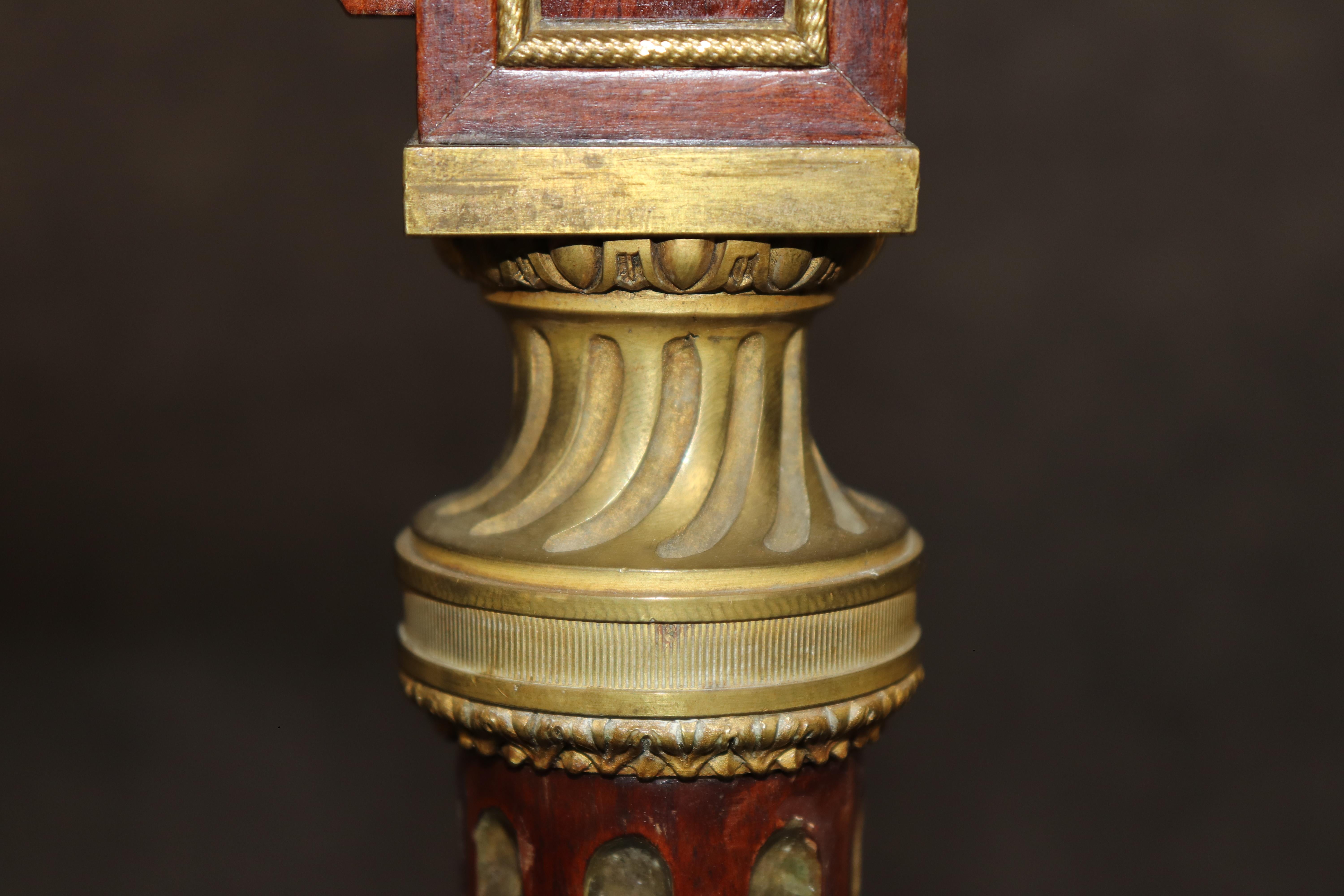 Tavolo da gioco francese del XIX secolo in stile Louis XVI montato in bronzo di Paul Sormani in vendita 4
