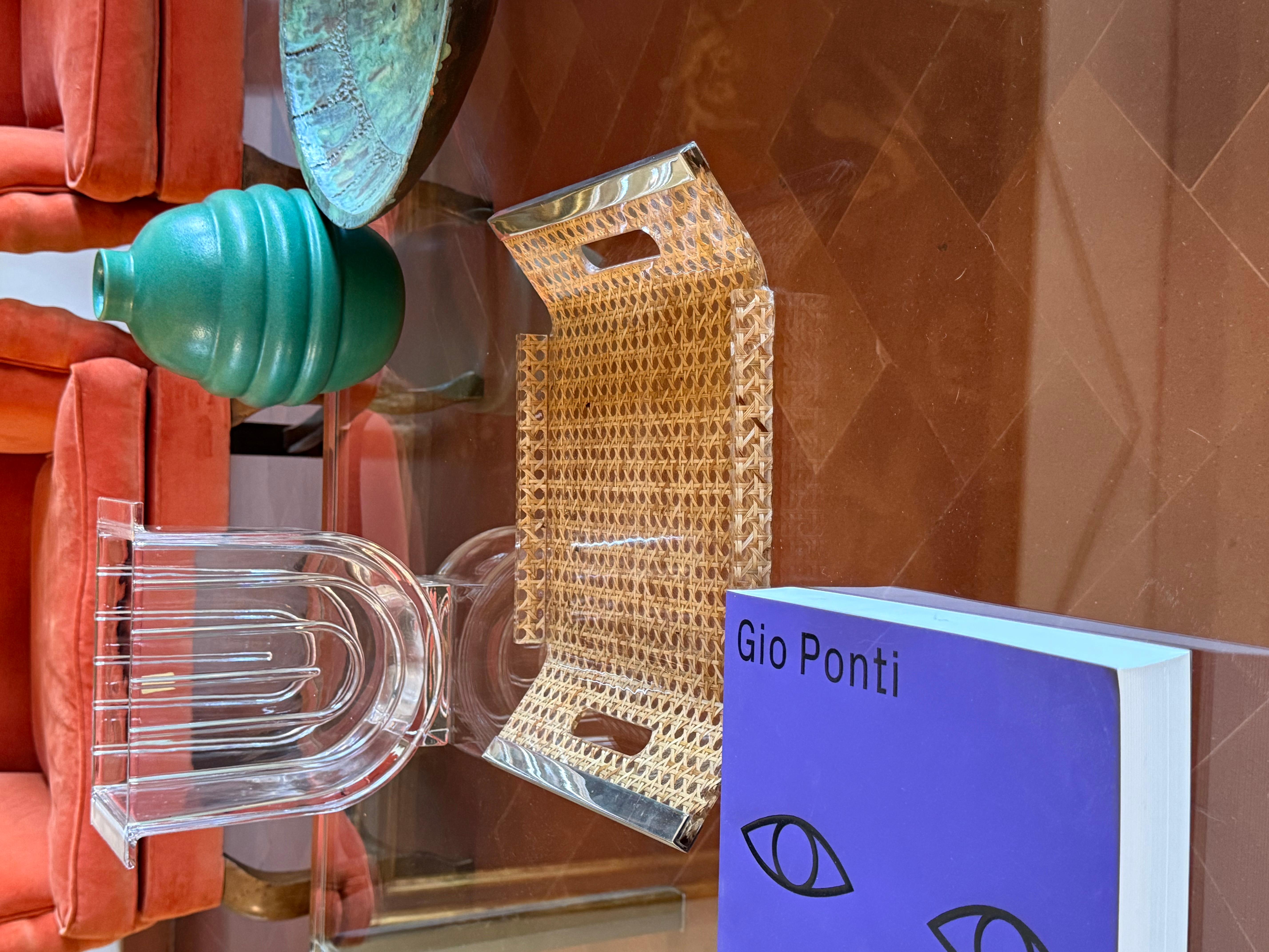 Italian Modern crystal vase / ice bucket, Laura Griziotti for Arnolfo di Cambio 1968 in vendita