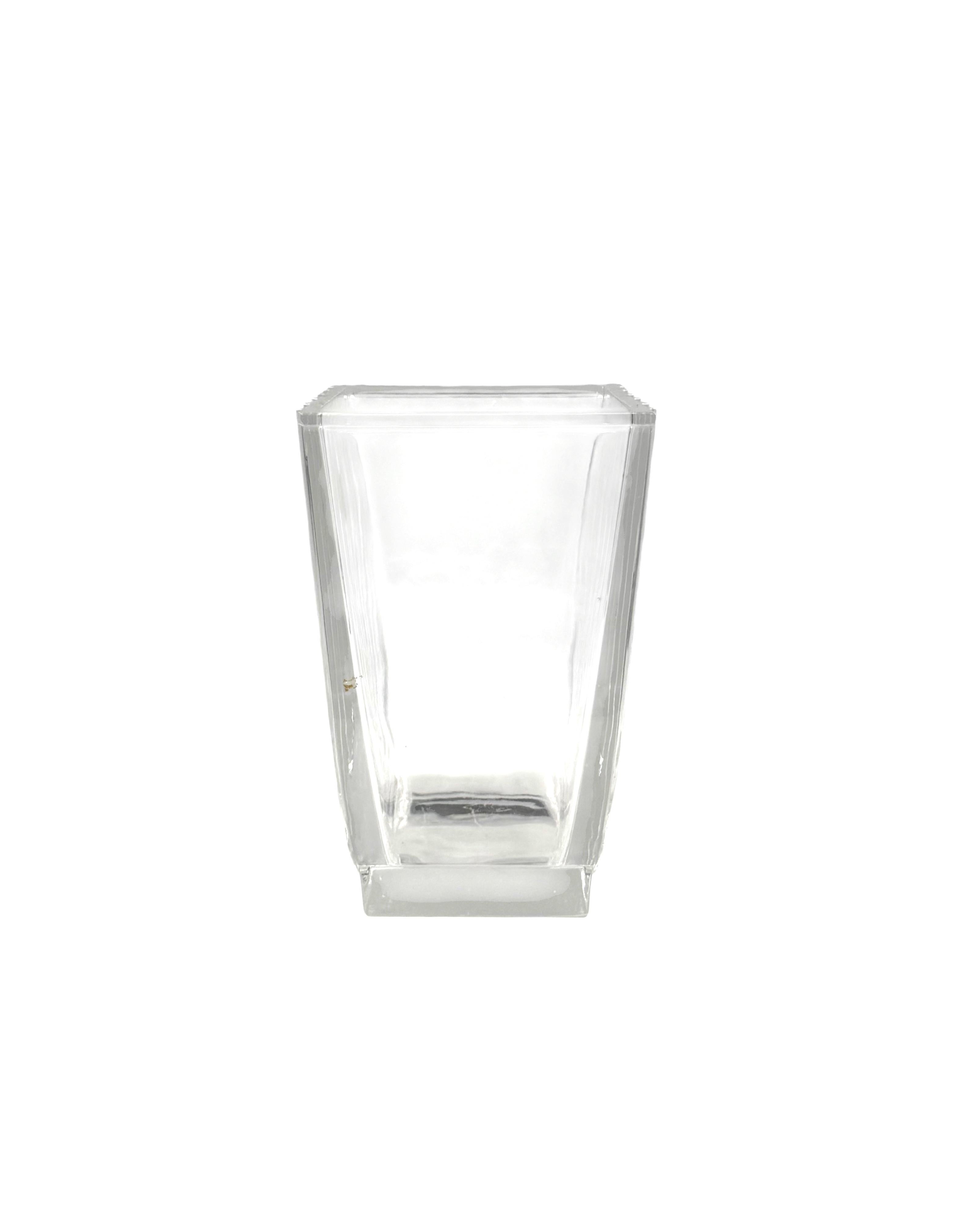 Modern crystal vase / ice bucket, Laura Griziotti for Arnolfo di Cambio 1968 in vendita 2