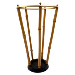 Hollywood Regency Bamboo Umbrella Rack, France, 1970
