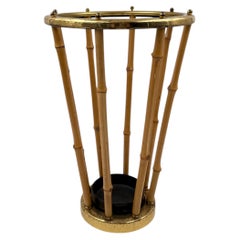 Hollywood regency bamboo umbrella rack, France 1970