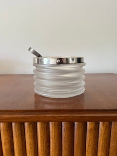 Space age "Onde" crystal ice bucket, Sergio Asti, Arnolfo di Cambio Italy 1970