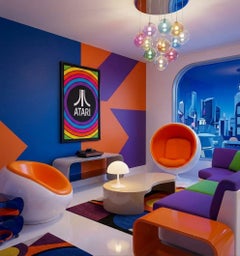 Atari, rare Fuji multicolor advertising display, U.S., 1980s