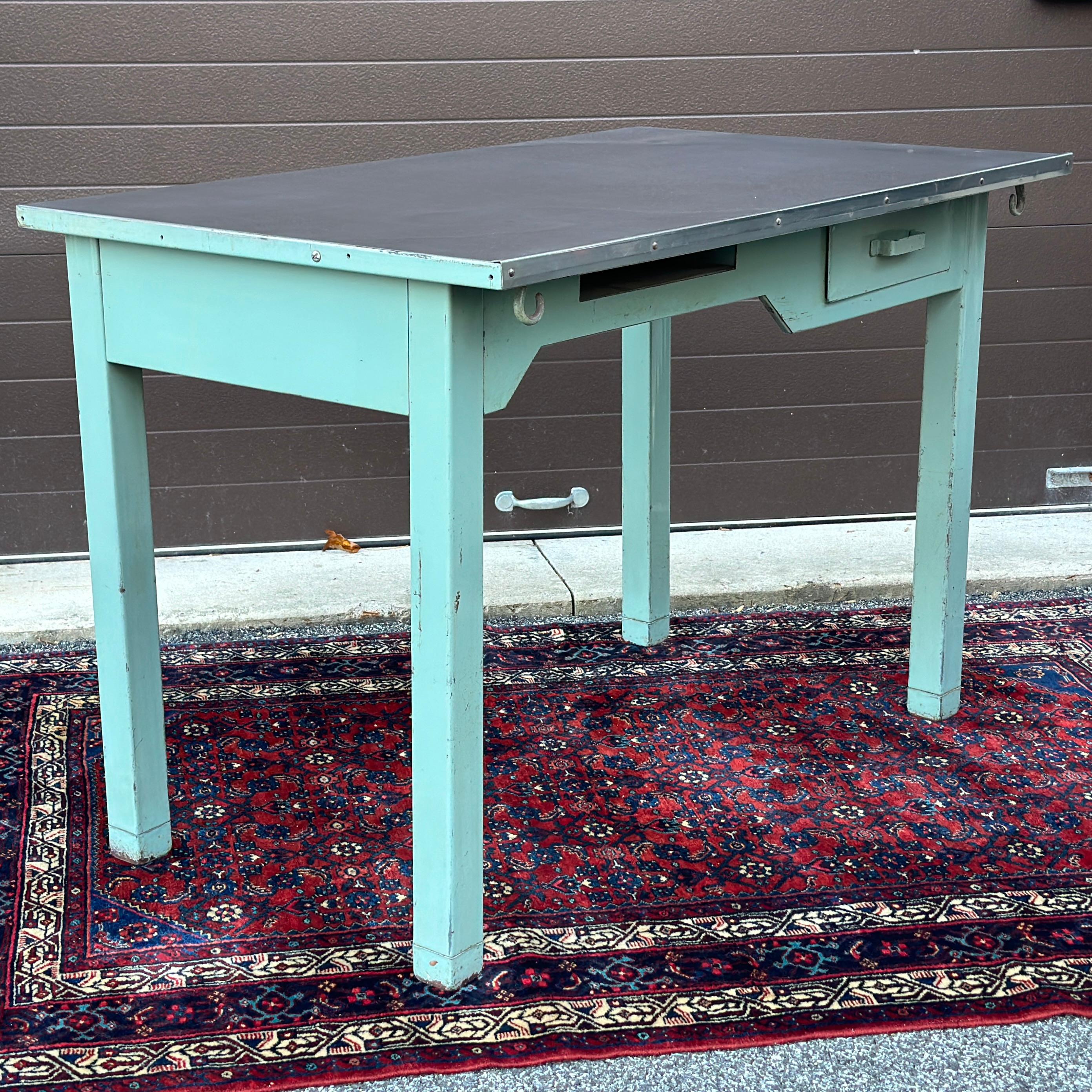 antique postal sorting desk