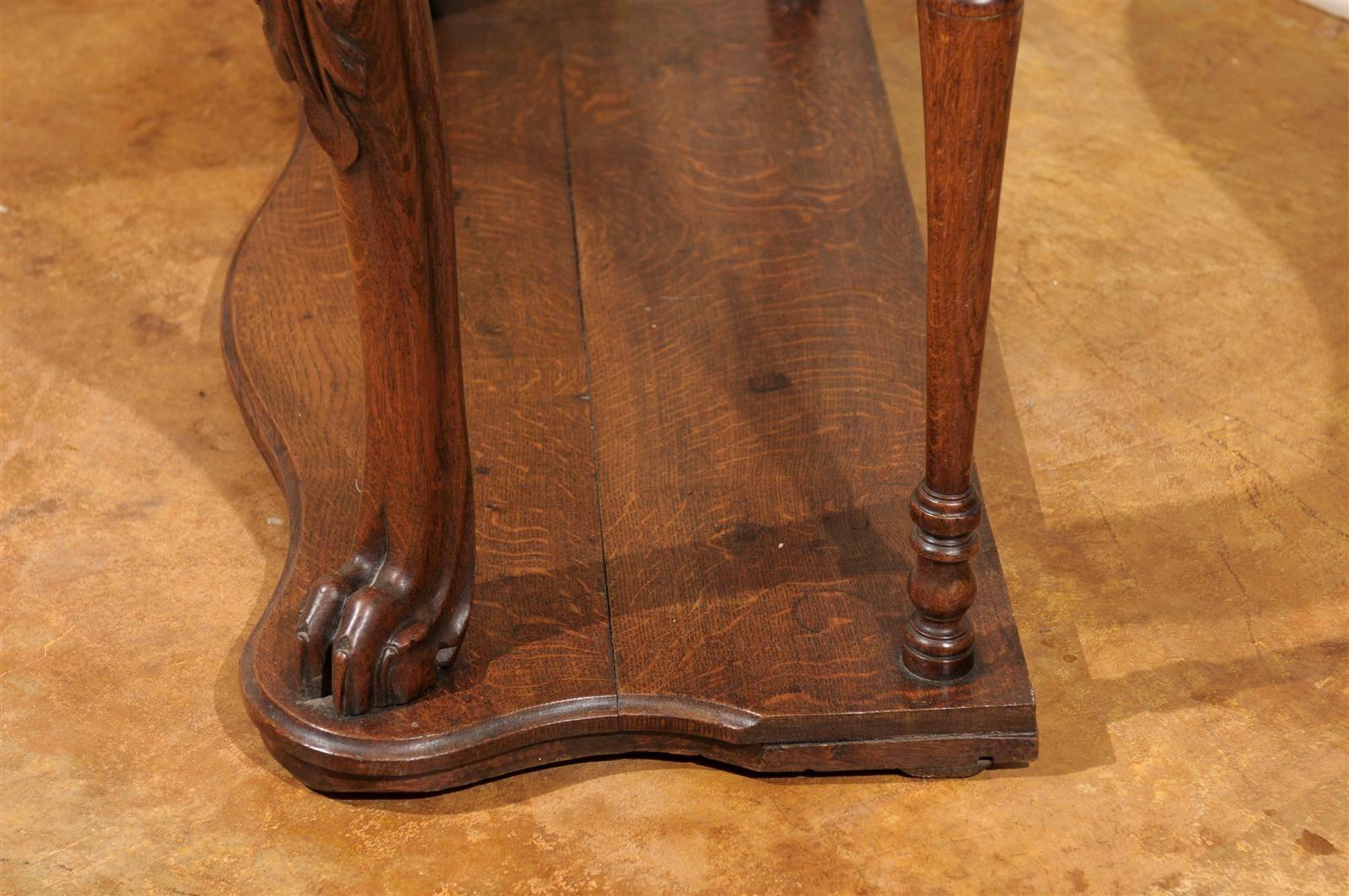 Country French Oak Pier Table 2
