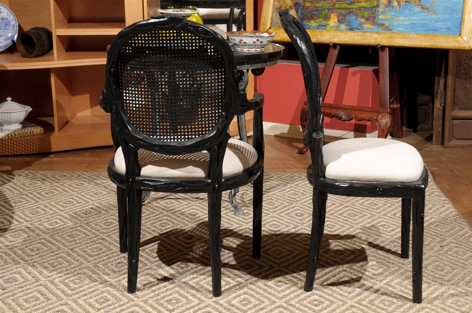 Set of Six Cane Back Chairs (20. Jahrhundert)
