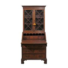 English Chippendale Secretary Bookcase