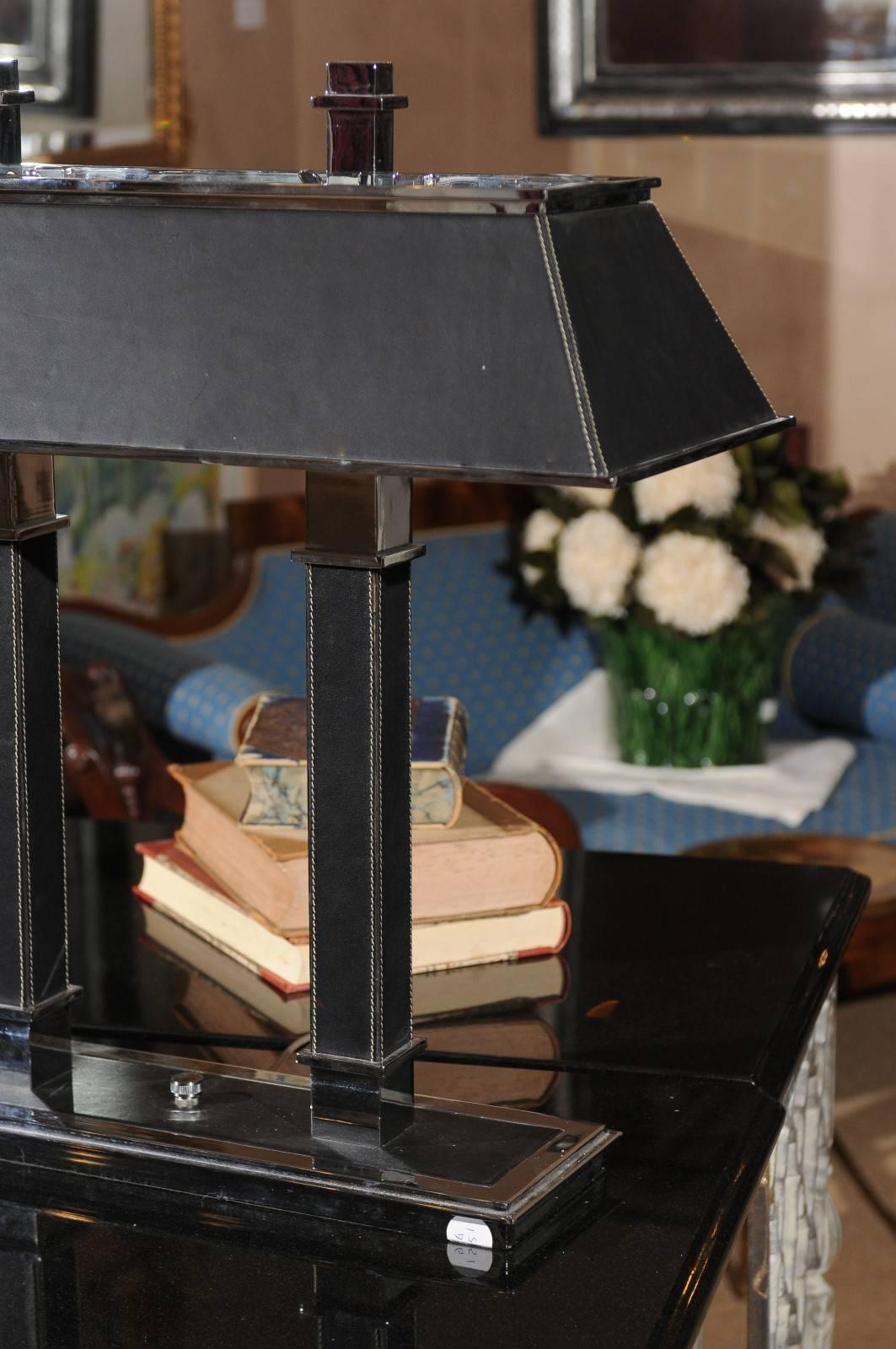 20th Century Vintage Bankers Style Table Lamp