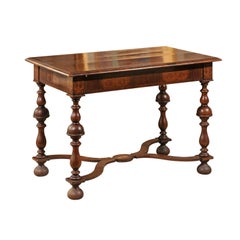 18th Century William and Mary Marquetry Side Table