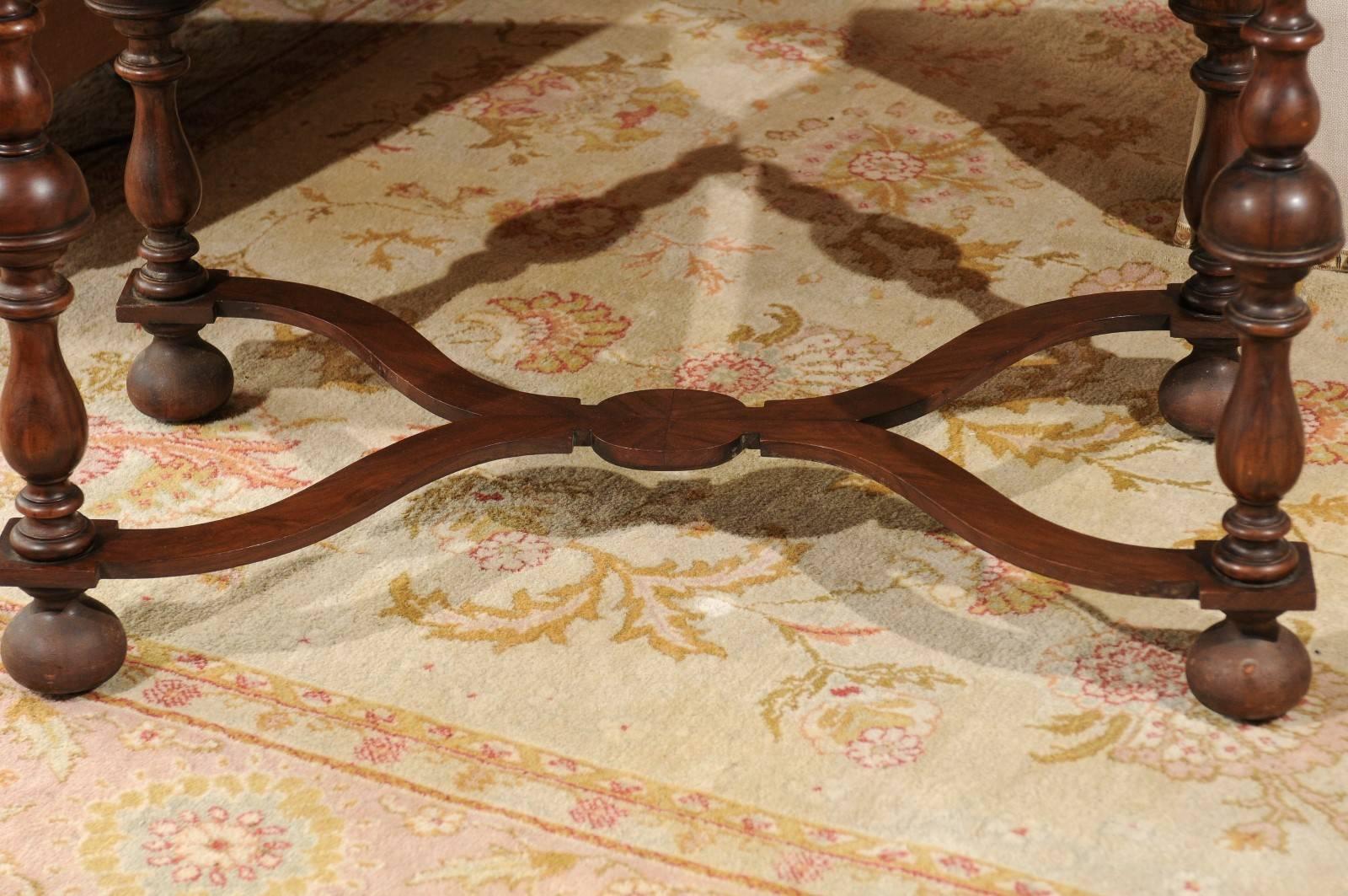 18th Century William and Mary Marquetry Side Table 3