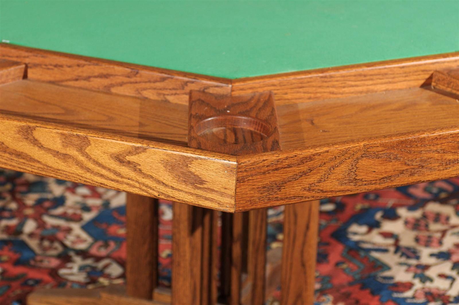 antique poker tables