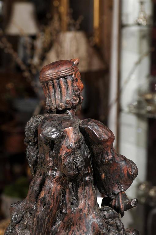 Antique Chinese Root Carving For Sale at 1stDibs