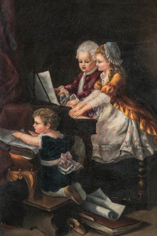 Painting of Children, circa 1800s