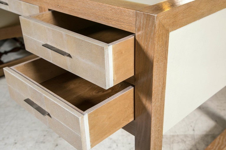 Custom Parchment Desk For Sale at 1stDibs