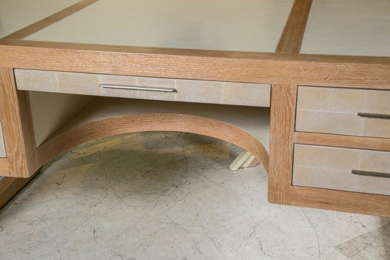 Custom Parchment Desk For Sale at 1stDibs