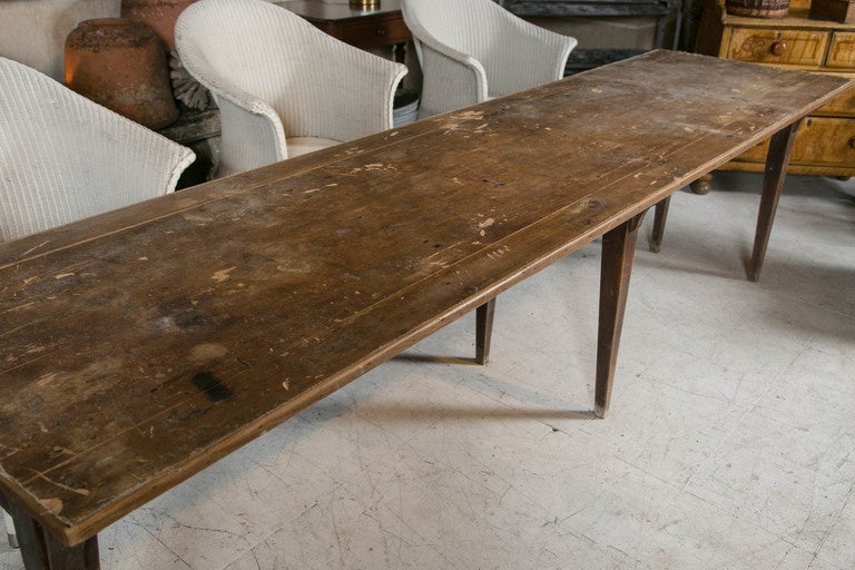 19th Century French Drapers Table For Sale