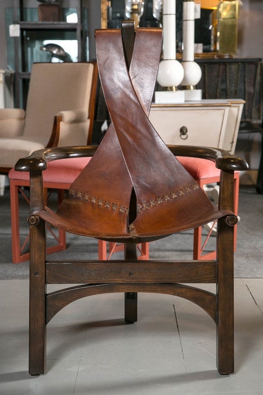 Mid-Century Modern Pair of Midcentury Brazilian Horseshoe Chairs