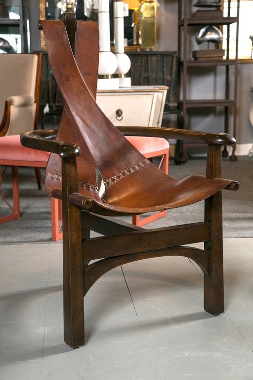 Late 20th Century Pair of Midcentury Brazilian Horseshoe Chairs