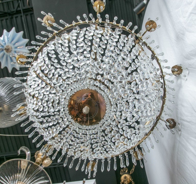 19th Century Swedish Empire Style Chandelier For Sale 1