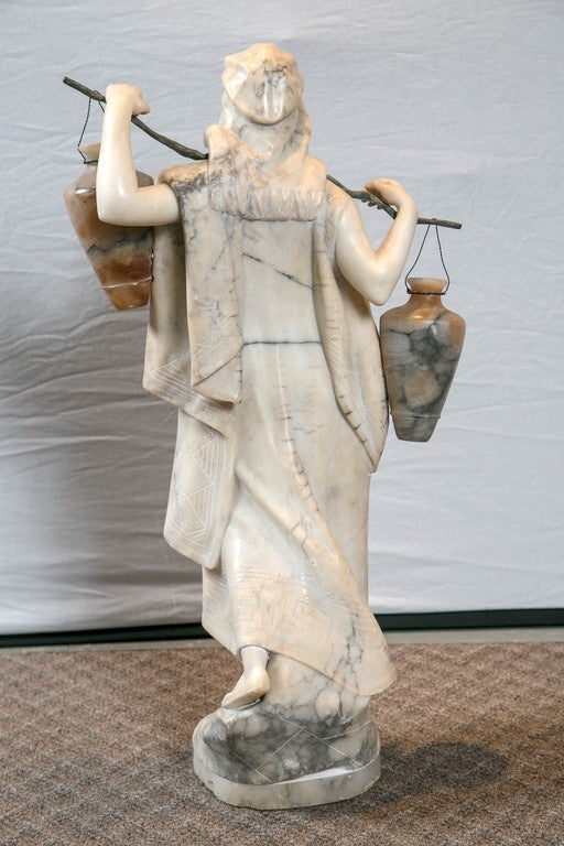 Orientalist Sculpture of a Water Carrier, circa 1800s For Sale 2