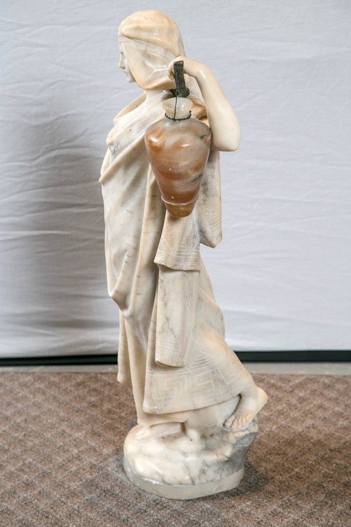 Orientalist Sculpture of a Water Carrier, circa 1800s For Sale 4