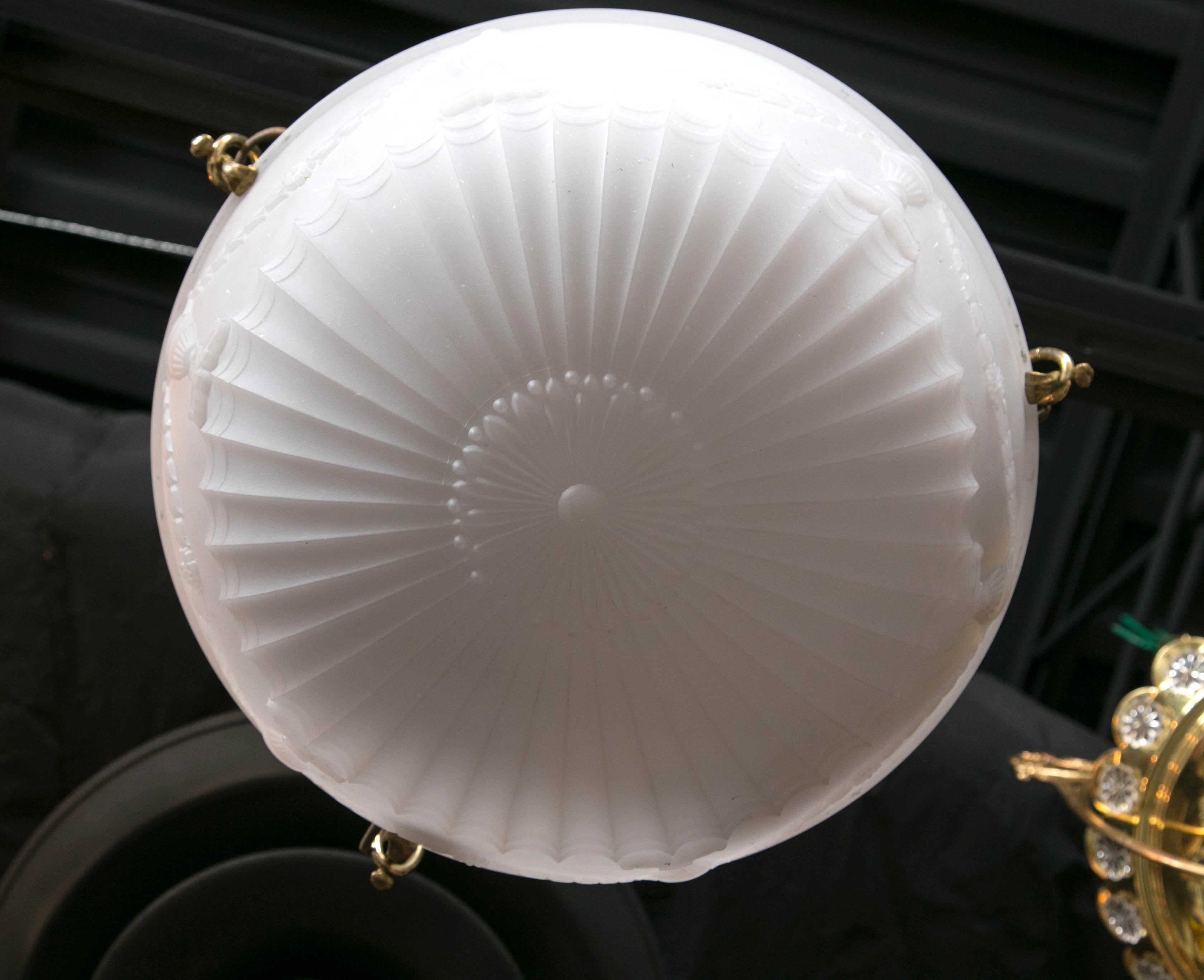 American Neoclassical Style Dome Fixture