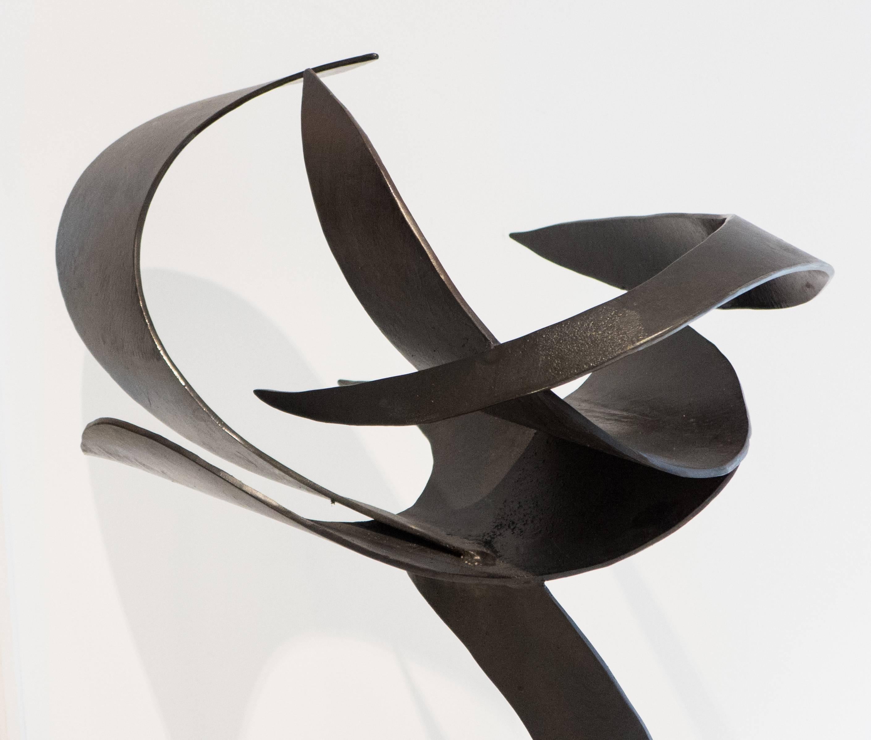 Brutalist James Bearden Steel Sculpture, 