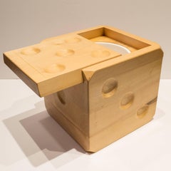 Wooden Dice Ice Bucket