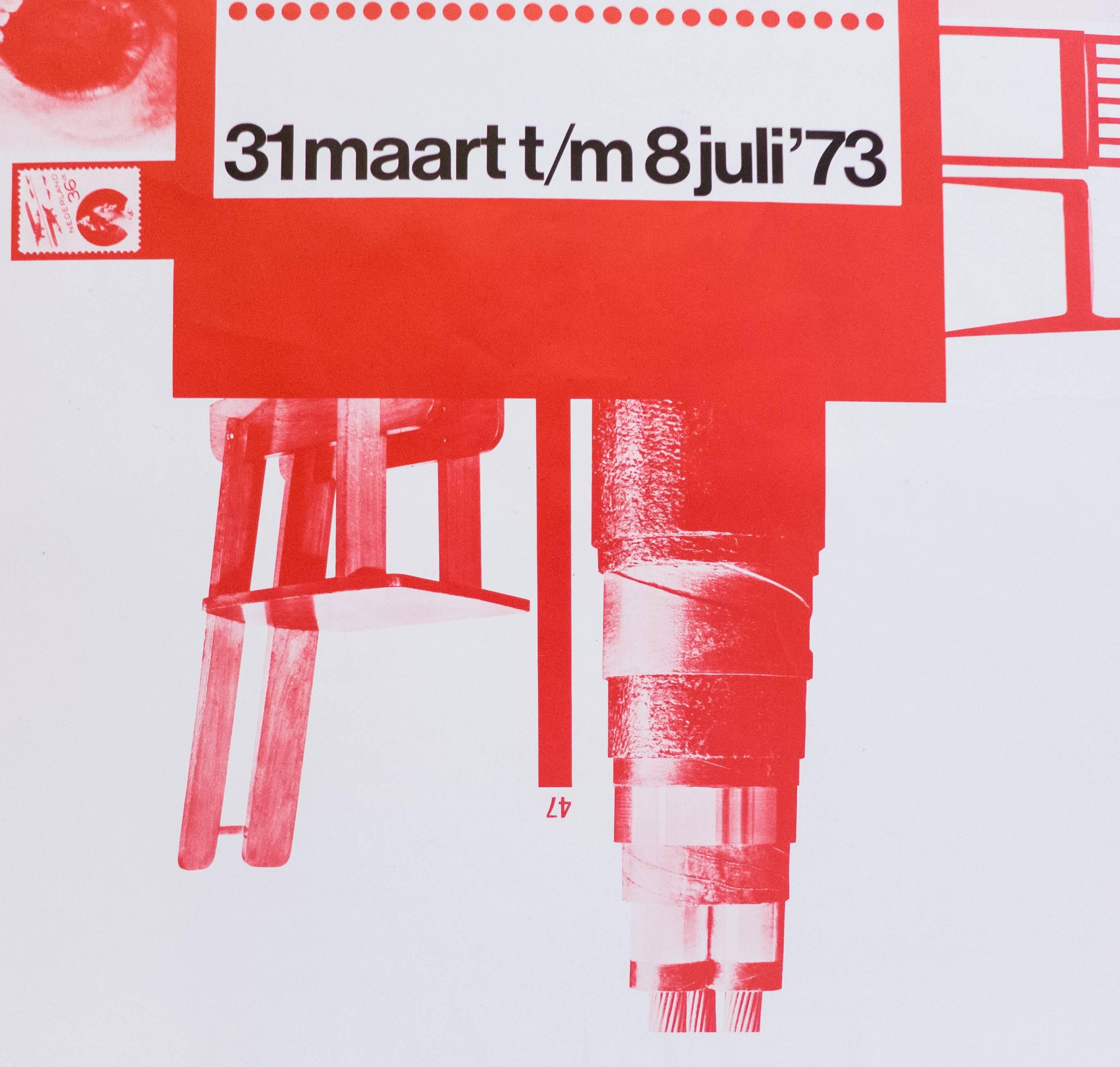 De Stijl Affiche d'une exposition de Piet Zwart en vente