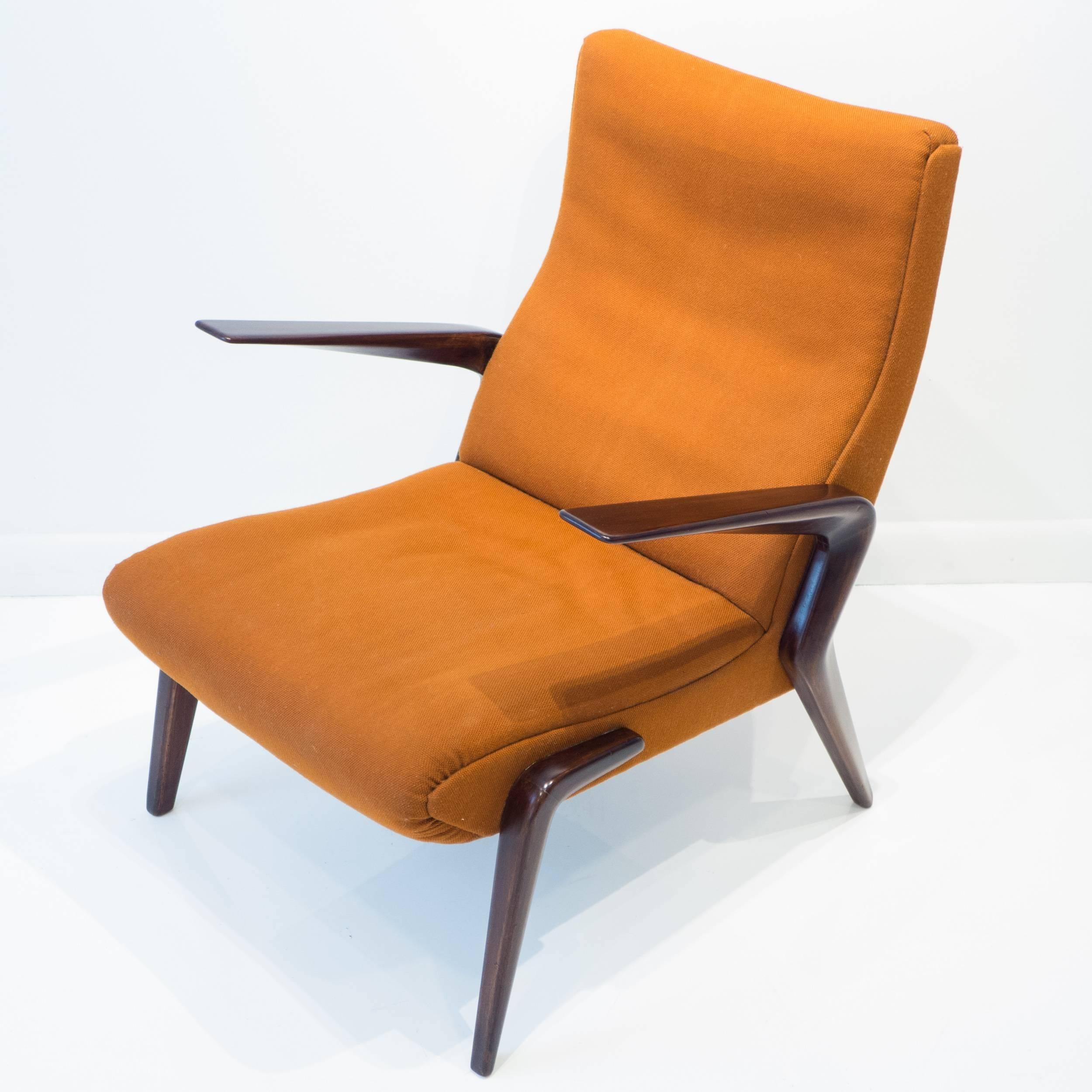 Mid-Century Modern Osvaldo Borsani P71 Lounge Chair