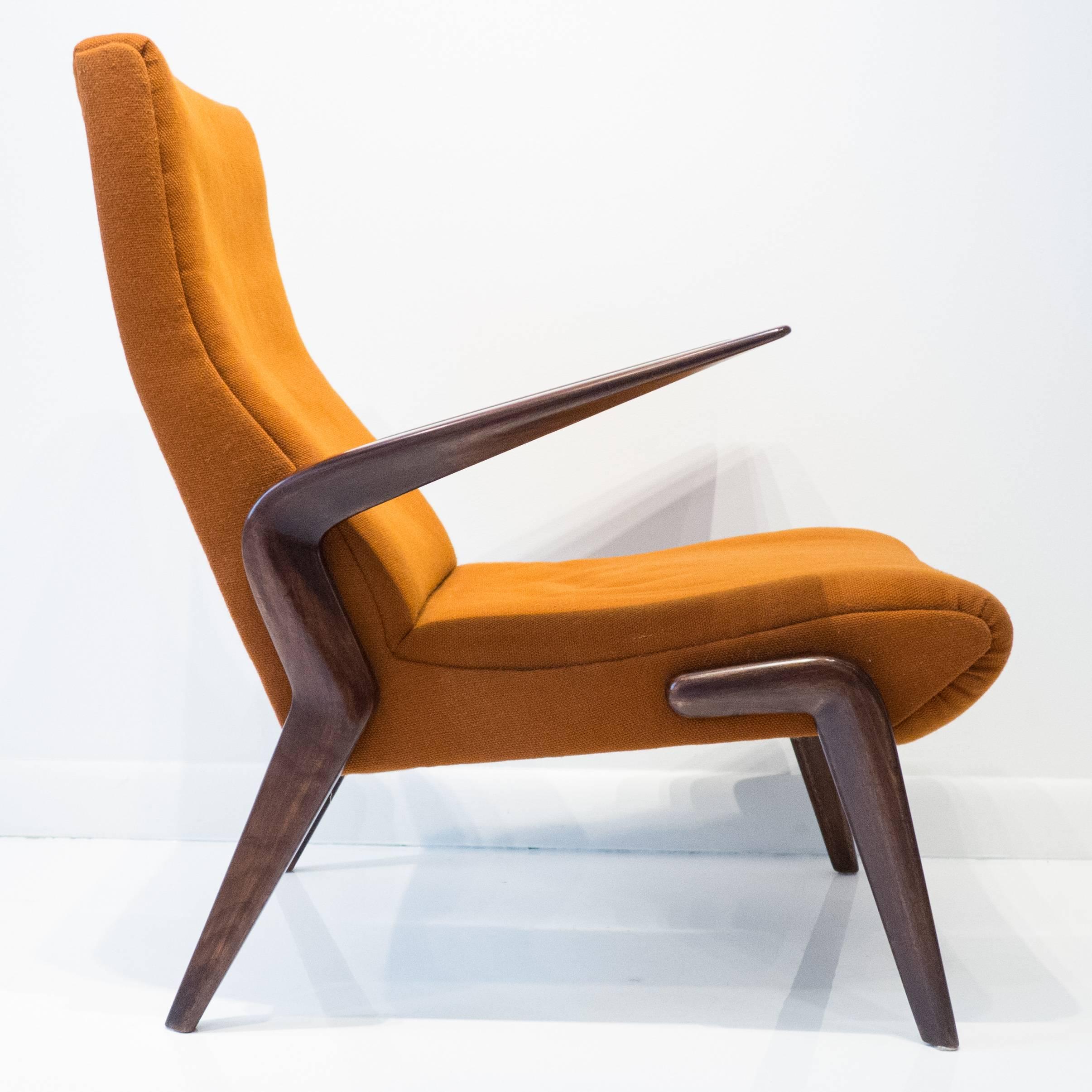 Italian Osvaldo Borsani P71 Lounge Chair