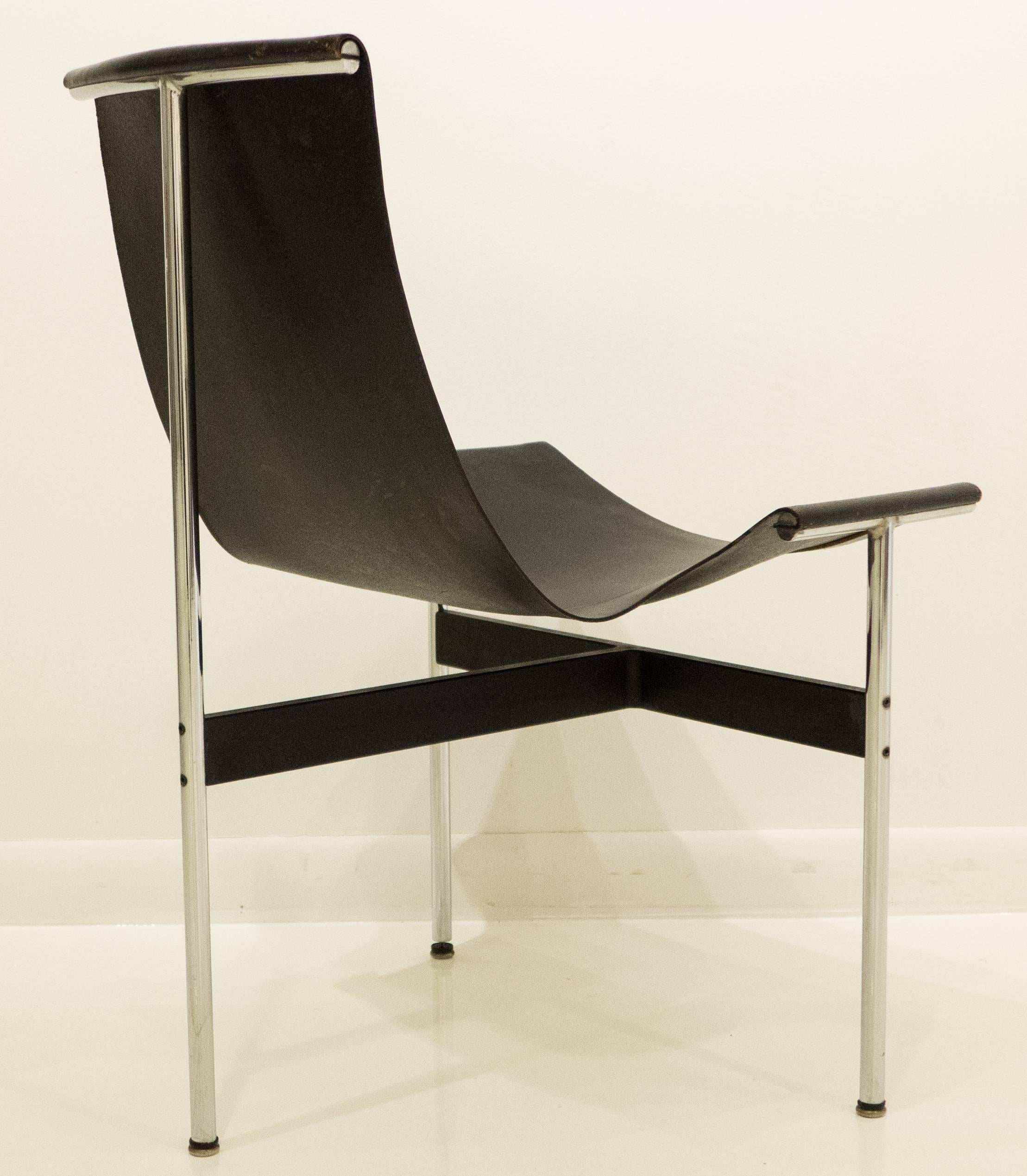 International Style Early Laverne T-Chair by Katavolos, Littell and Kelley