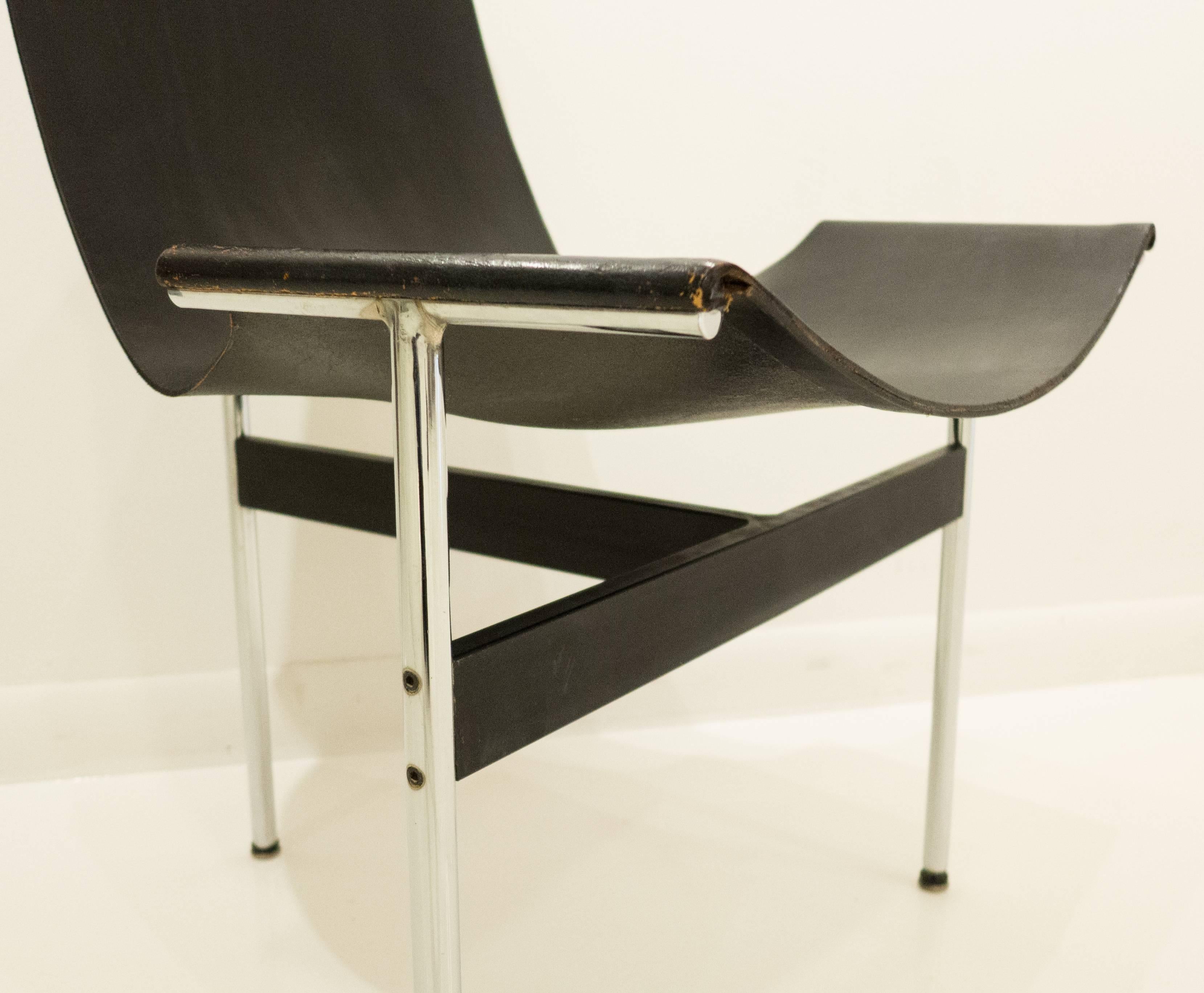 Early Laverne T-Chair by Katavolos, Littell and Kelley In Excellent Condition In New York, NY