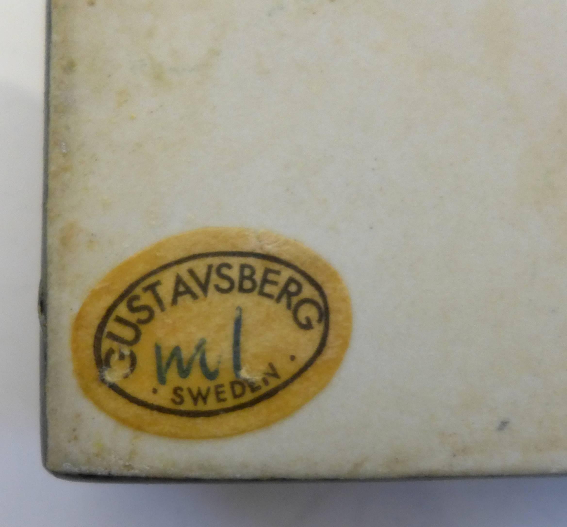 Lisa Larson Viking Tile In Excellent Condition In New York, NY