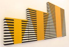 Op Art Triptych by Terri Priest
