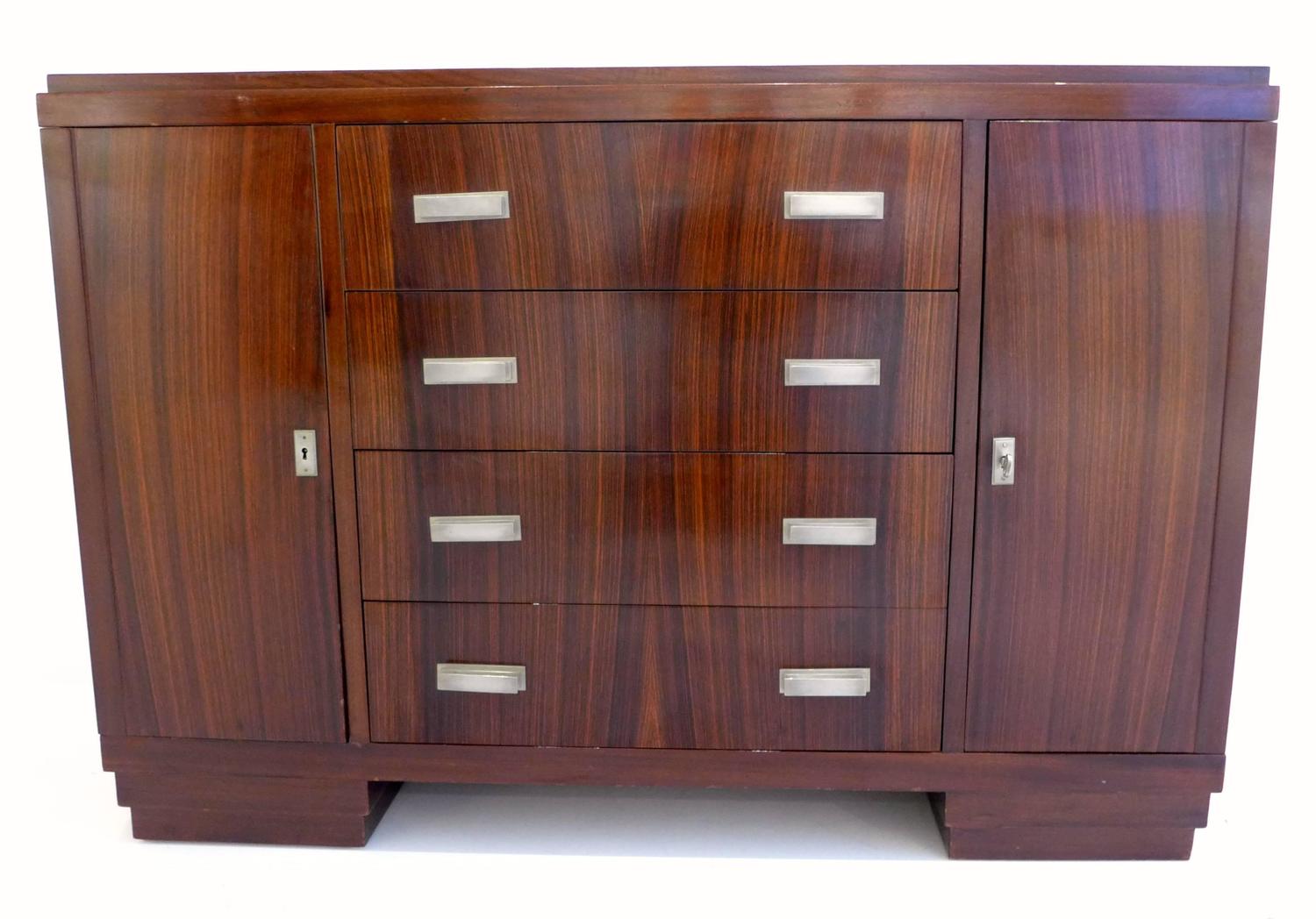 French Art Deco in Macassar Ebony For Sale at 1stdibs
