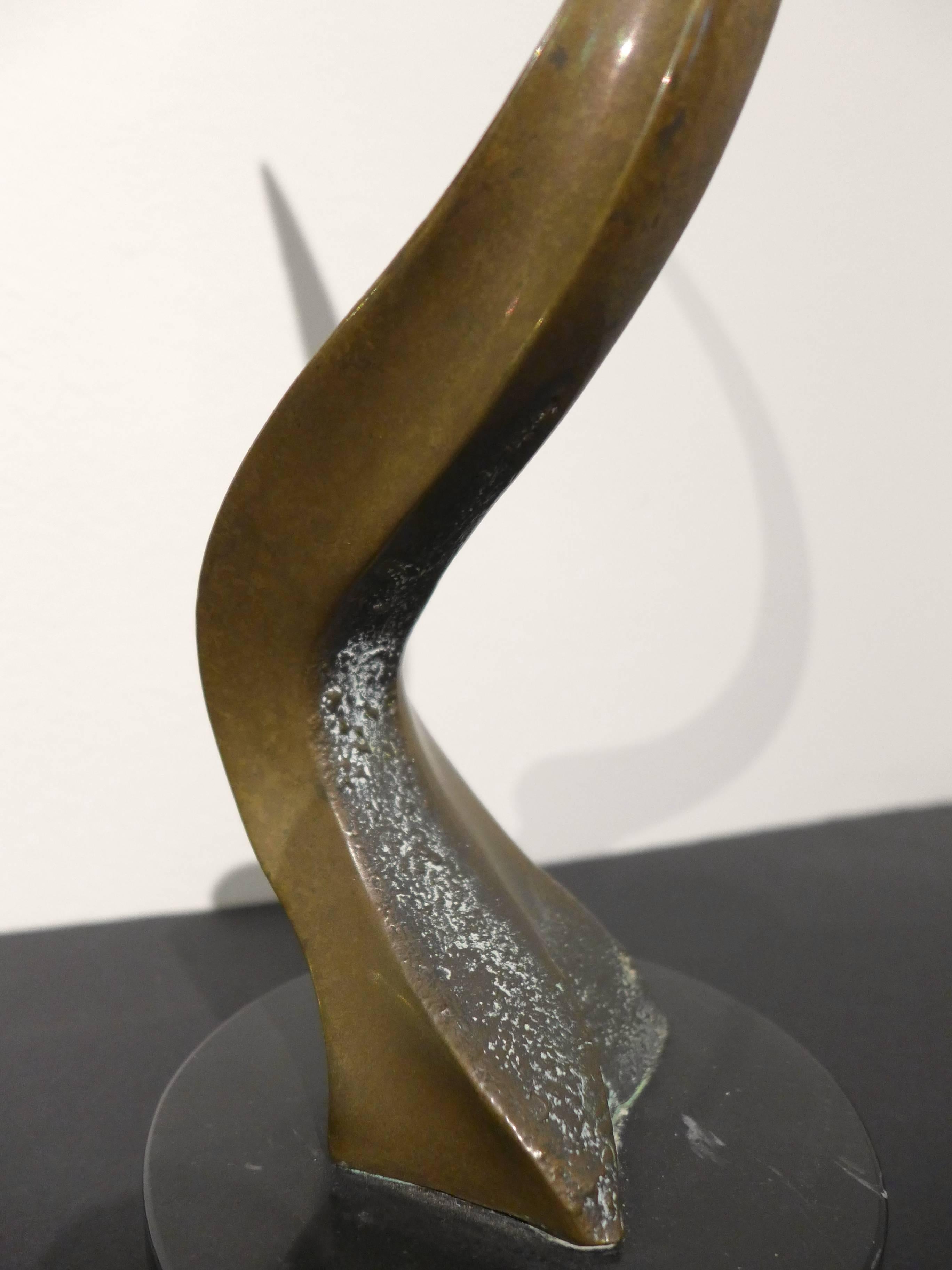 Minimalist Tom Bennett Bronze Sculpture