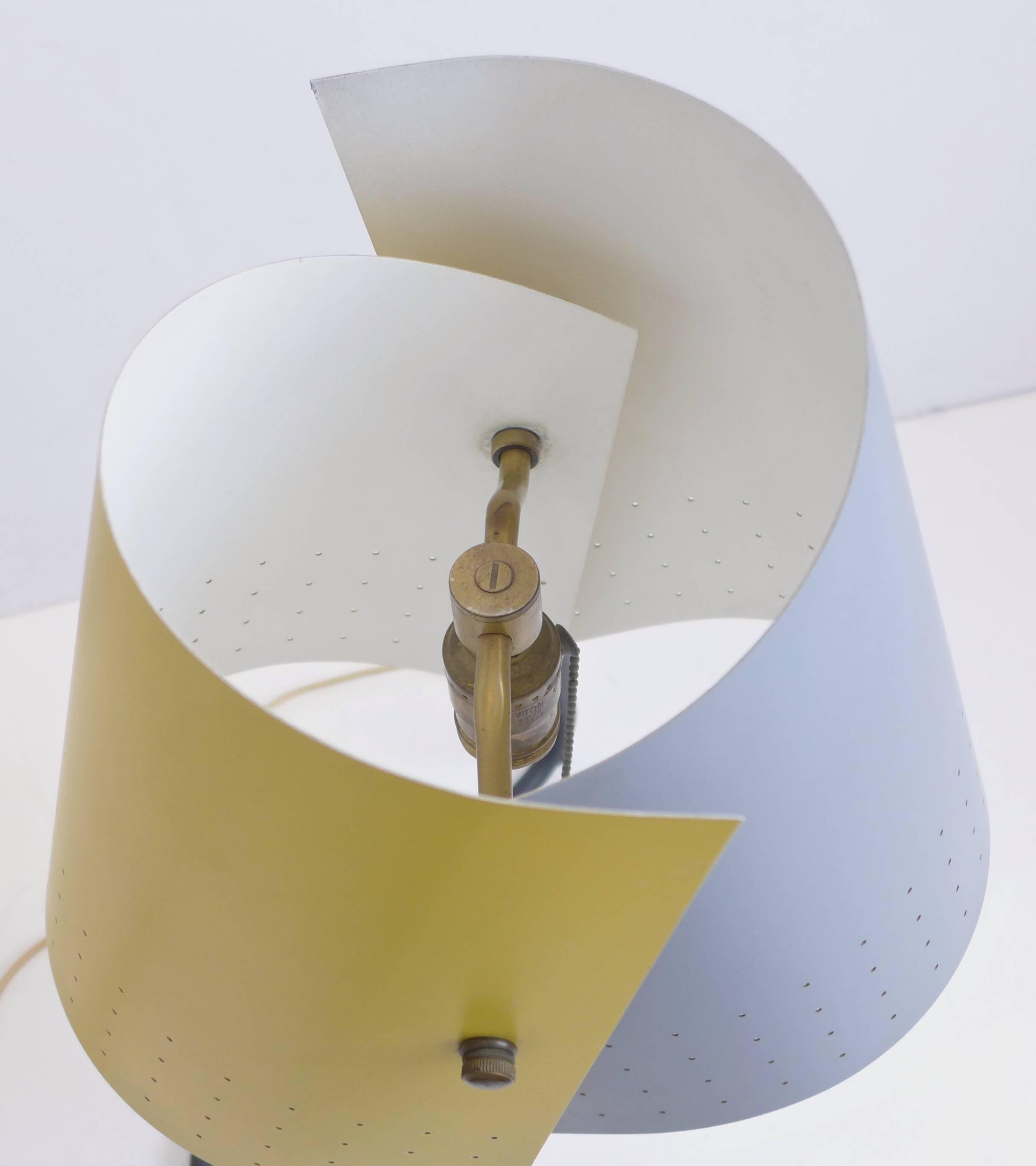 Brass Lester Geis Table Lamp for MoMA Competition