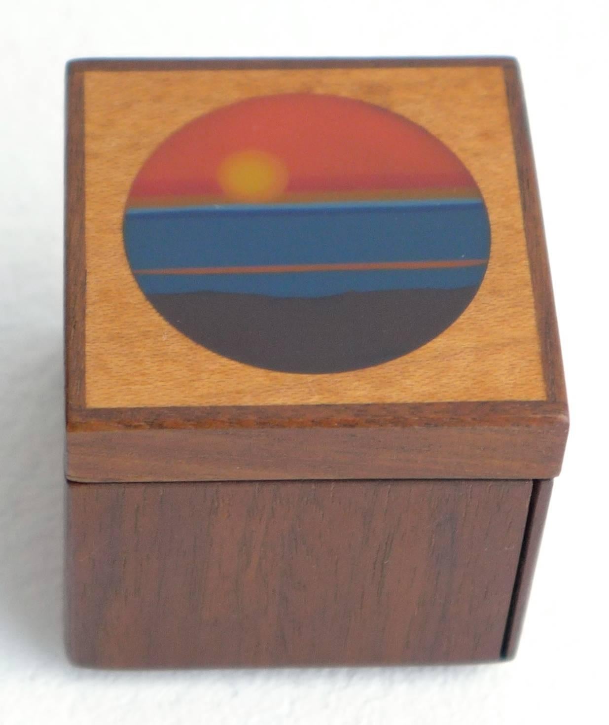 Mid-Century Modern Robert McKeown Stamp Box