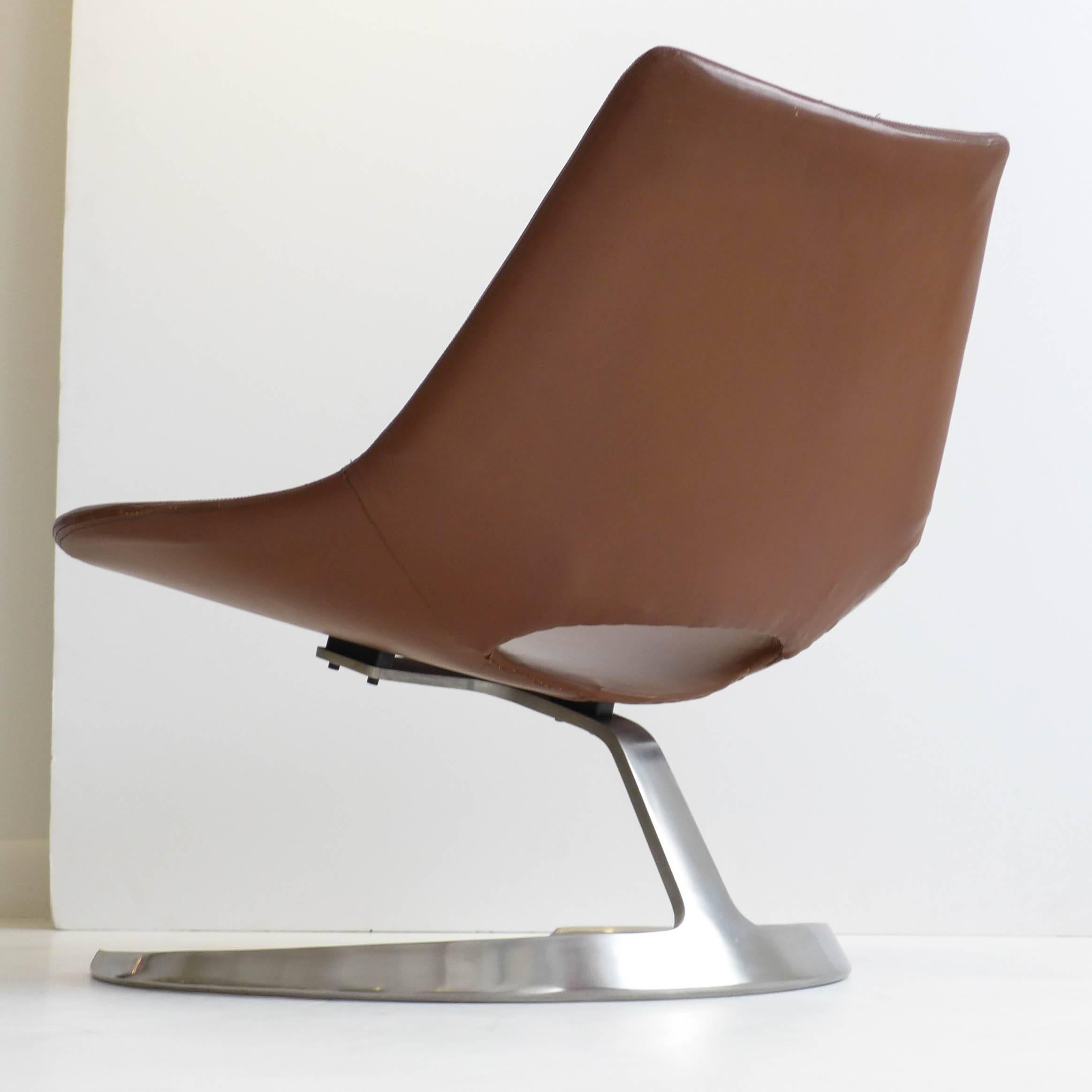 Danish Fabricius and Kastholm Scimitar Chair