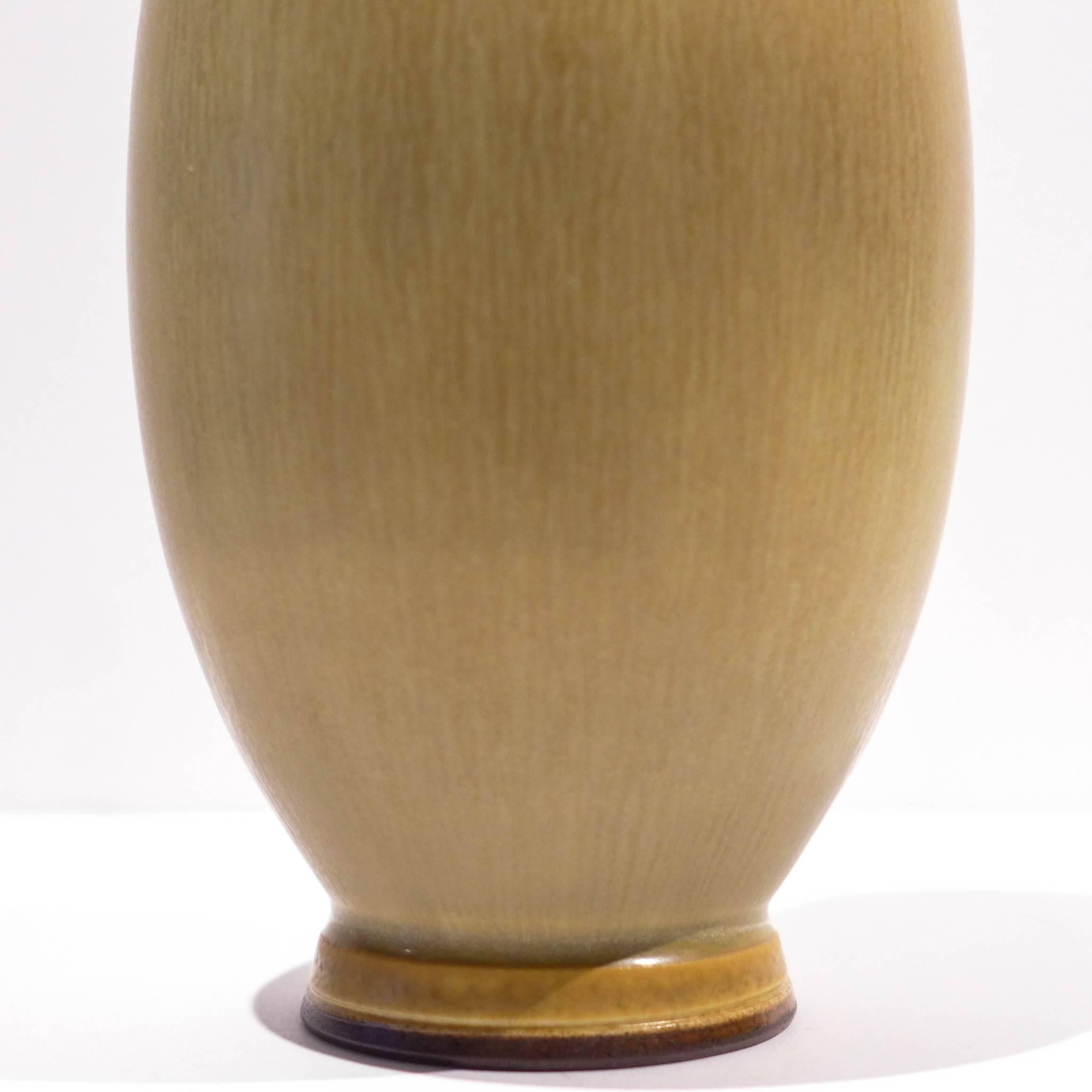 Swedish Berndt Friberg Vase with Flaring Neck