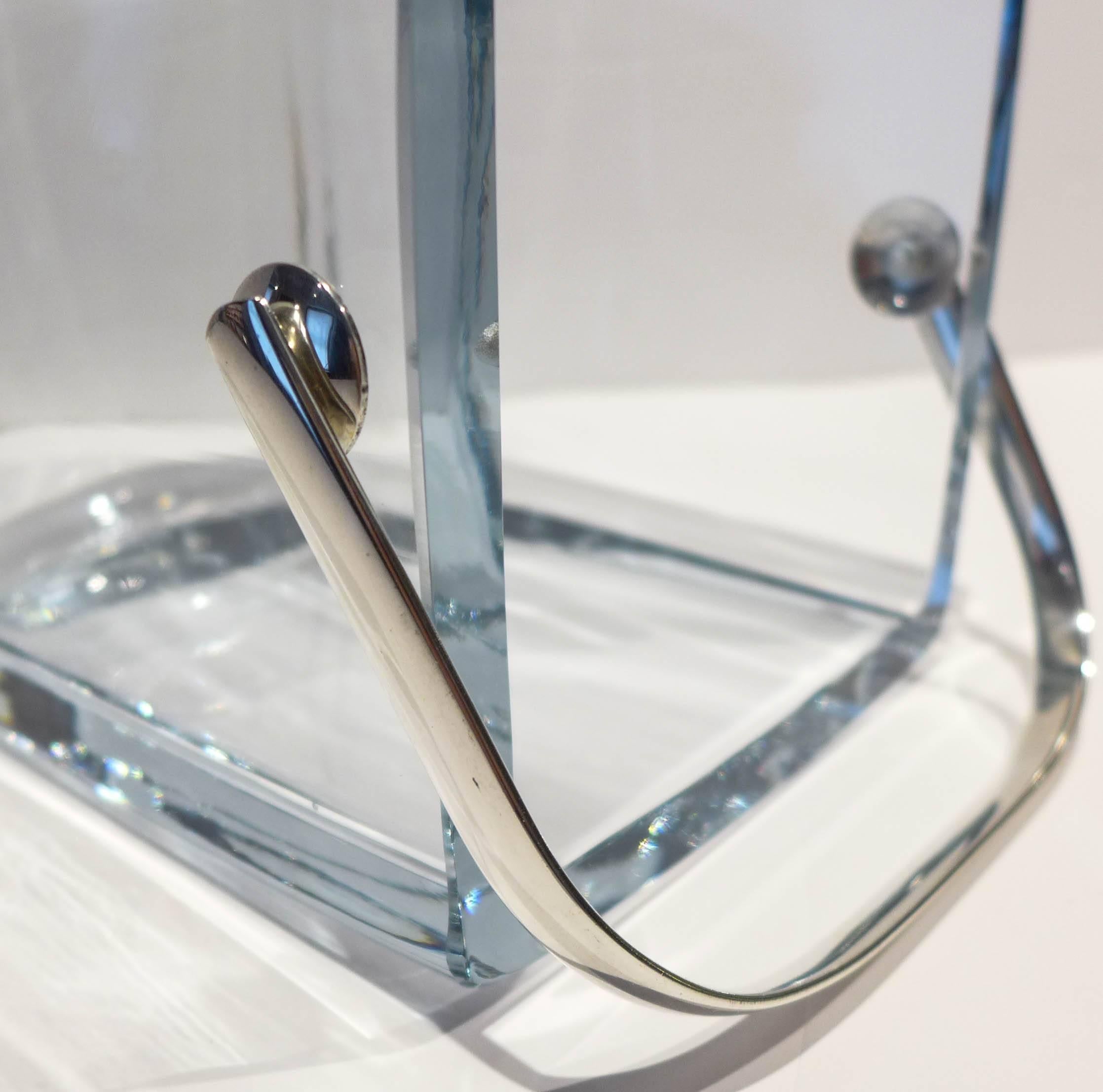 French Cartier Crystal Ice Bucket