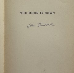 John Steinbeck's The Moon Is Down (Signed)