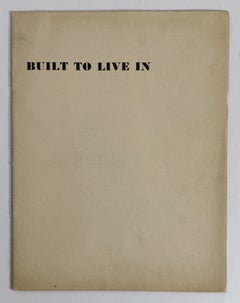 Trois documents originaux issus de l'exposition sur l'architecture moderne du MoMA, 1931-1932