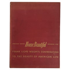 House Beautiful, November 1955. Specially Bound Frank Lloyd Wright Issue