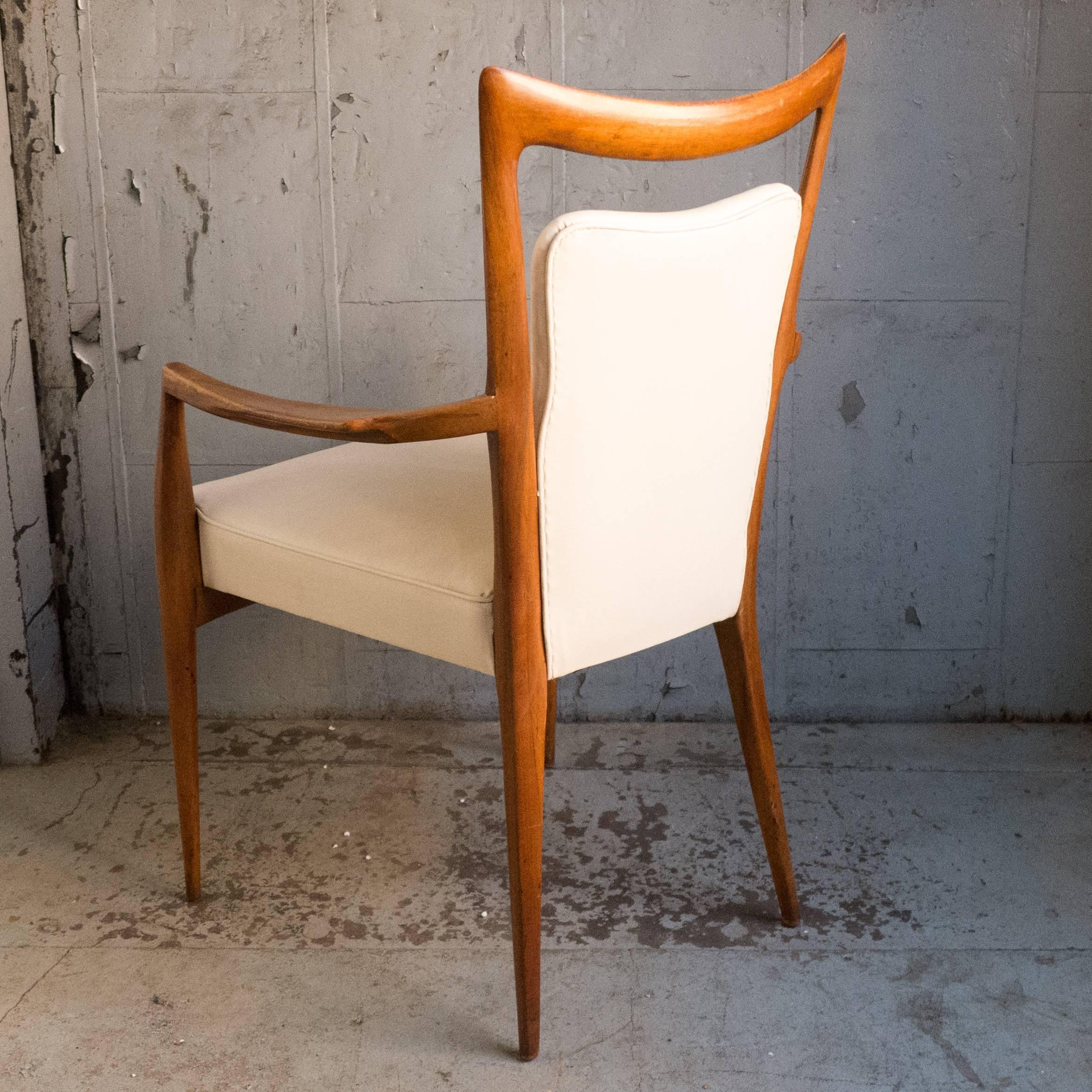 Set of Eight Chairs by Melchiorre Bega  In Good Condition In New York, NY