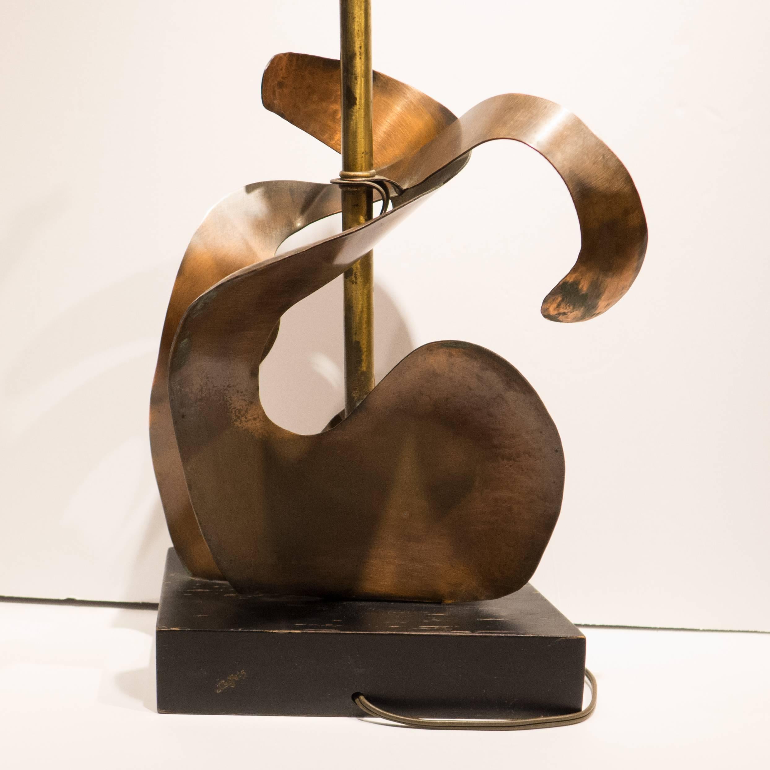 Mid-20th Century Heifetz Abstract Figural Lamp