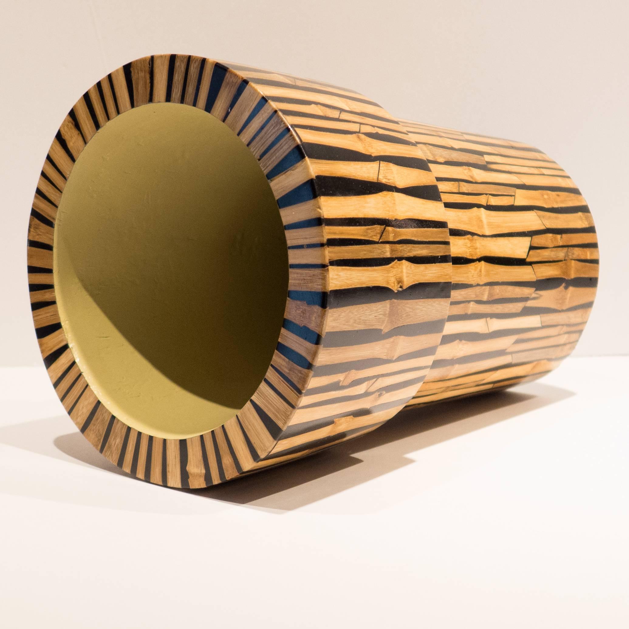 Mid-Century Modern R & Y Augousti Bamboo Vase
