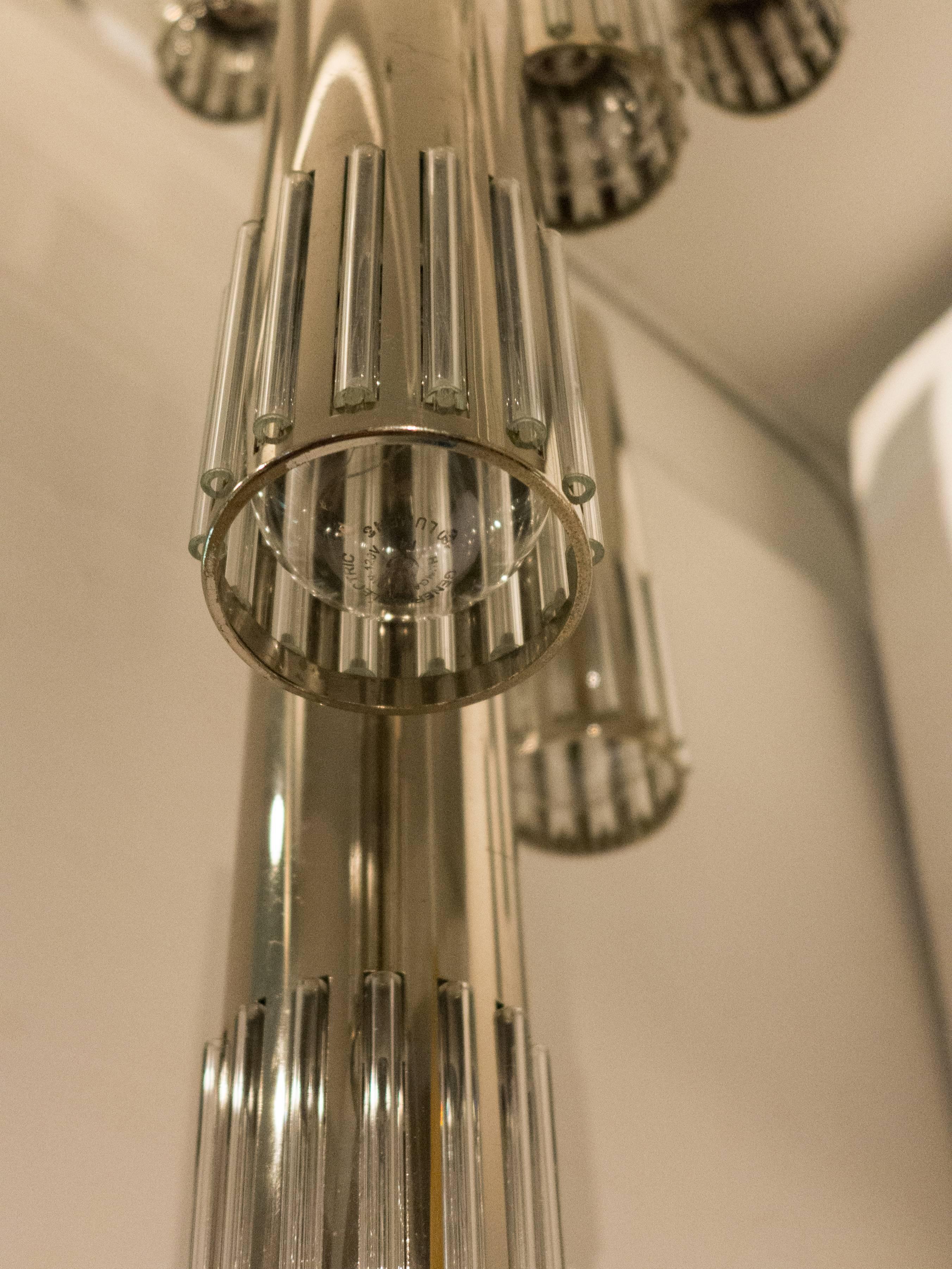 Koch & Lowy Spiral Hanging Fixture In Good Condition In New York, NY