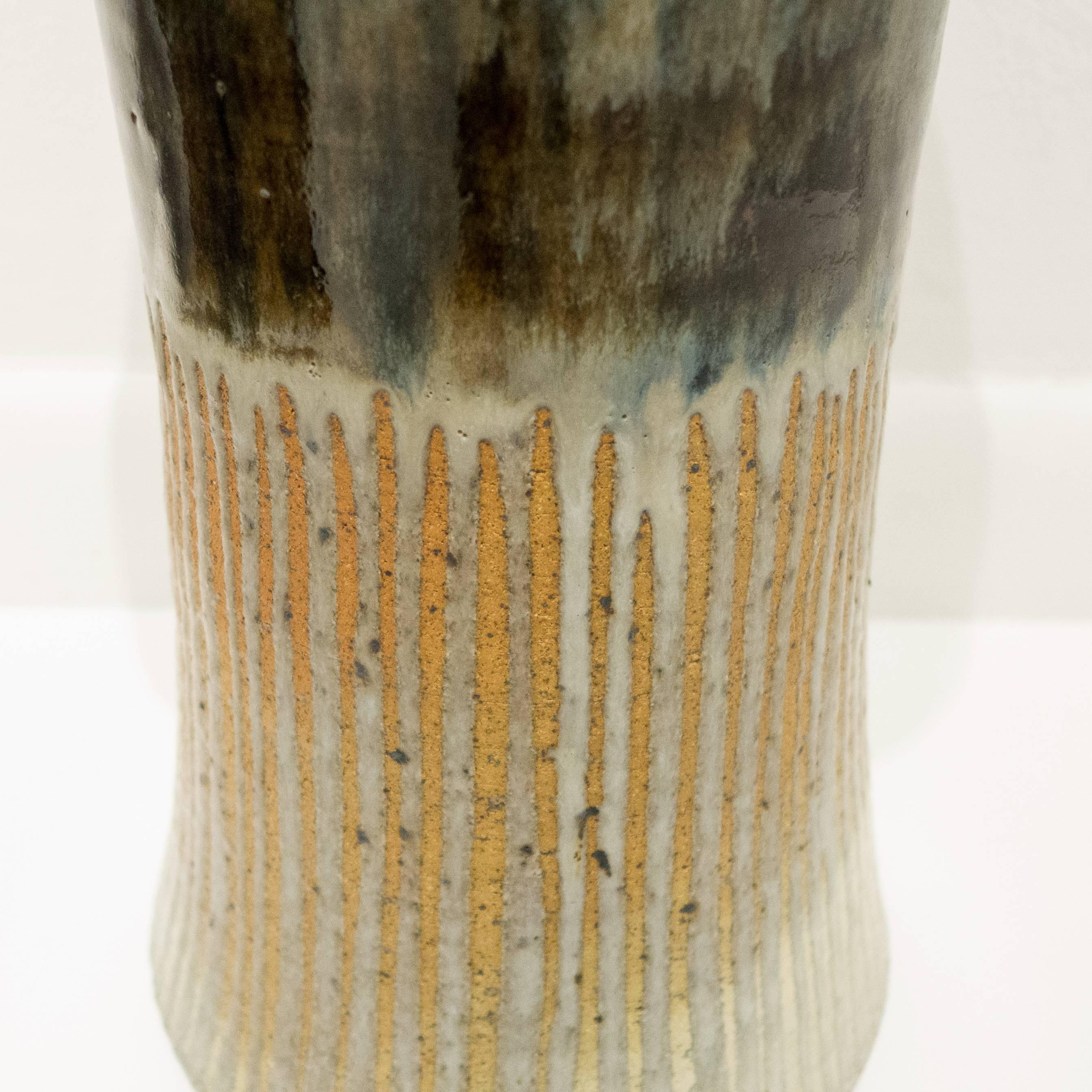 Late 20th Century Tall Lidded Vessel by Gerry Williams